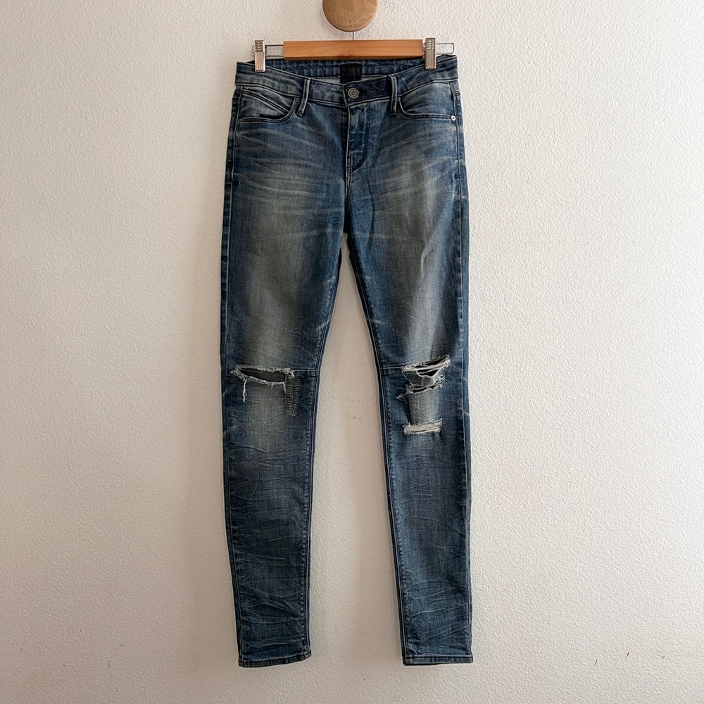 RtA Road to Awe Icon Distressed Skinny Stretch Denim Jeans